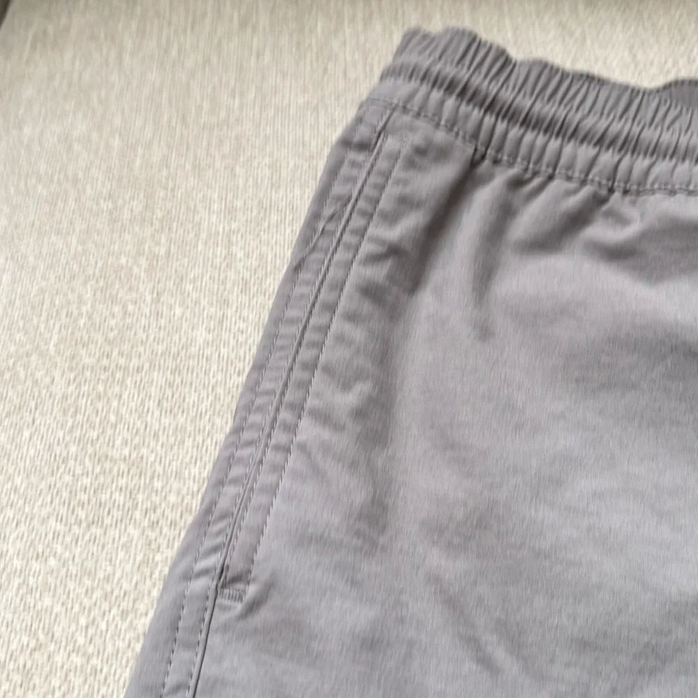 Topo Designs Mens Shorts Grey Nylon Stretch Outdoor Athleisure Size Small - Picture 5 of 11